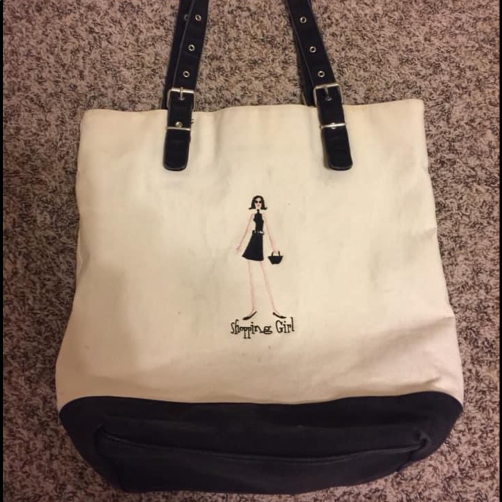 Cute “shopping girl” Tote
